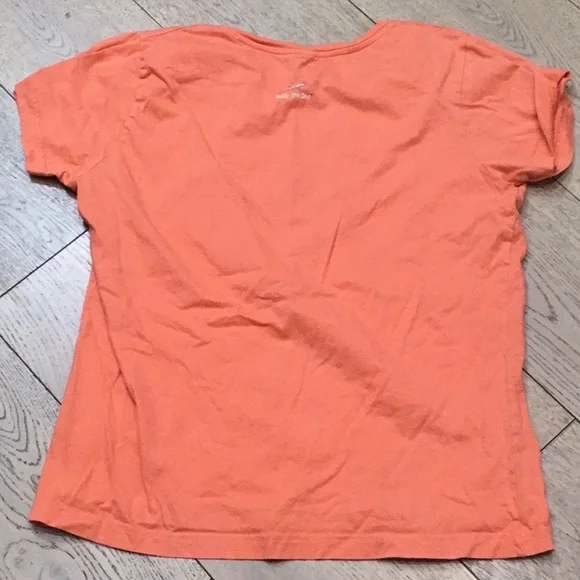 Pets Woman’s Teddy the Dog orange “My favorite Tea shirt”. Large. Gently worn - Picture 4 of 5